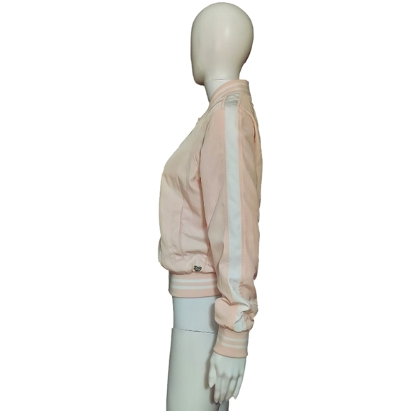 Betsey Johnson Performance Side Stripe Bomber Jacket - Picture 3 of 15